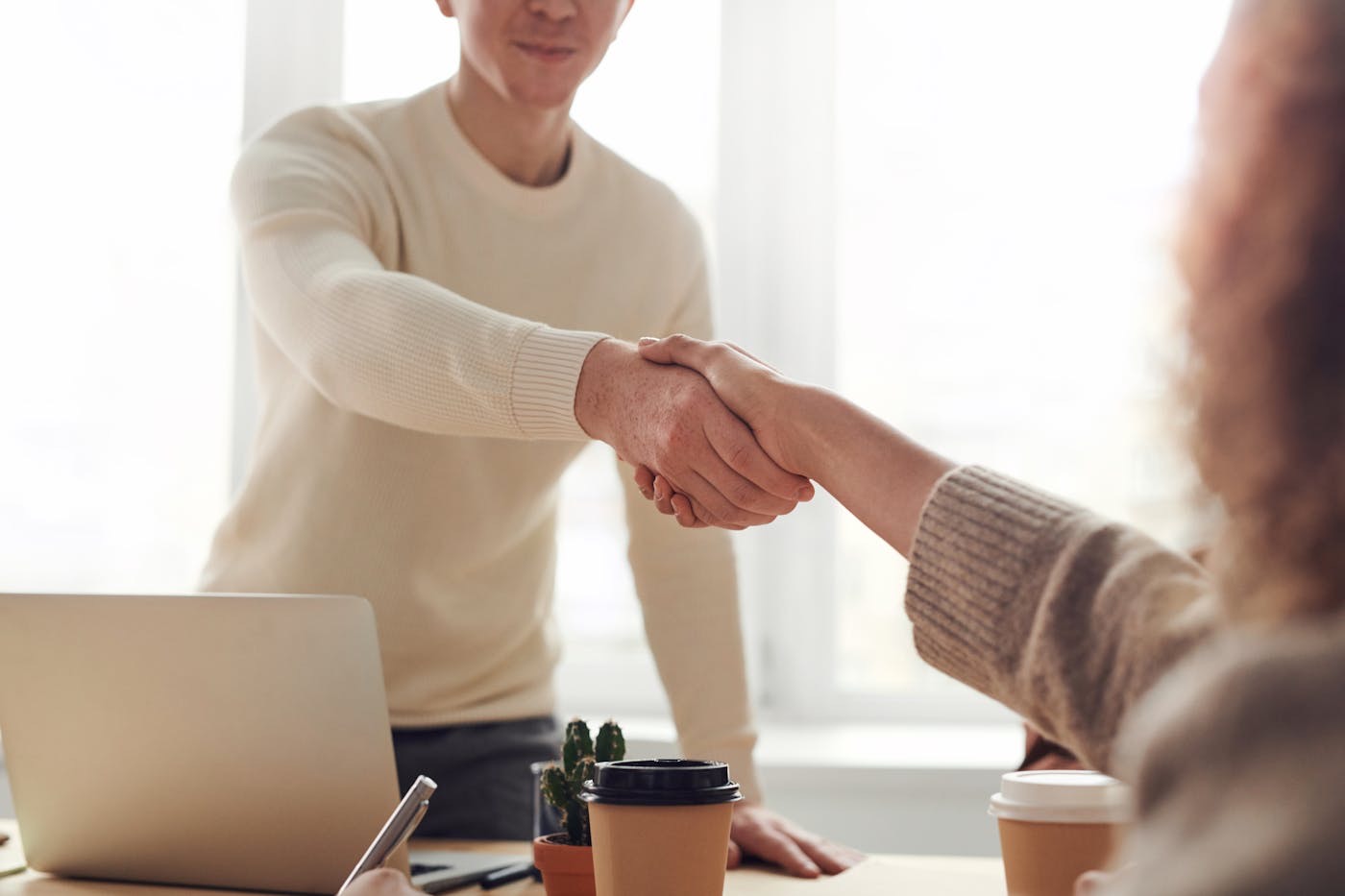 HR leader welcoming an employee during workforce onboarding